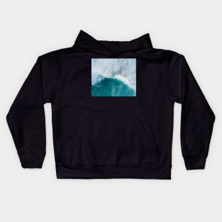 Deep blue ocean Kids Hoodie